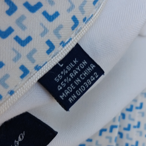 LINEA ROSSO SIGNATURE MEN'S SILK-RAYON BLEND LUX SS SHIRT - Picture 17 of 17